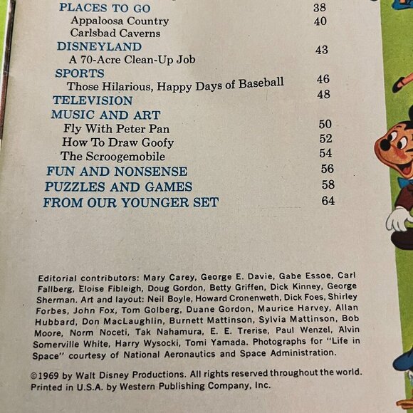 Vintage Disney Magazine Lot - 3 Issues from 1969-1970s - Rare Collectible Disney - Picture 5 of 5